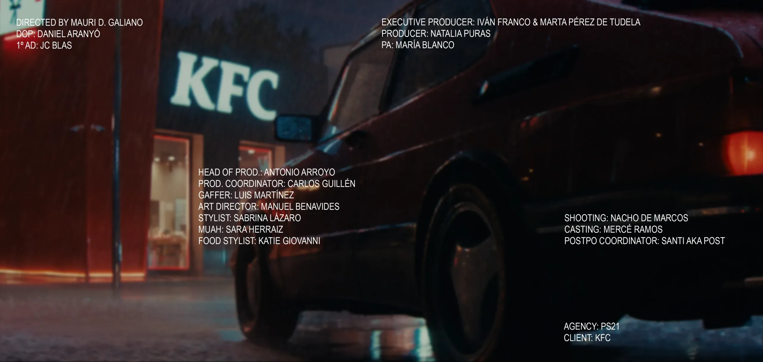 Imagen de Zissou produce “La Sobrada” para KFC junto a PS21 y Mauri D. Galiano